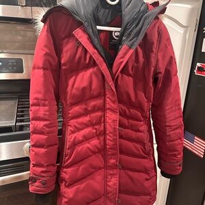 Canada Goose Women's Red Ski Jacket